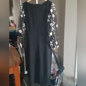 Shein Mesh Floral Detail Sleeve